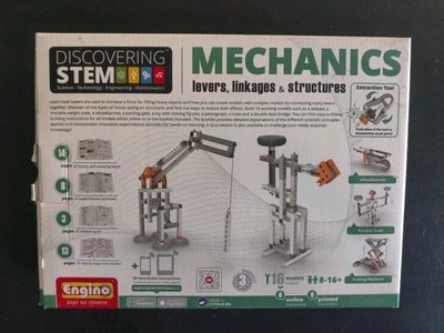 Engino Discovering Stem Mechanics Levers Linkages & Structures. Incomplete - Image 1 of 4