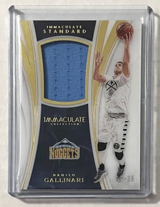 DANILO GALLINARI #/d 67/75 2016 PANINI IMMACULATE GAME USED CARD NEW YORK KNICKS - Picture 1 of 2