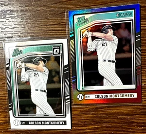 2024 Donruss Colson Montgomery Rated Prospect Red/Blue #162 White Sox & Optic 💥 - Picture 1 of 9
