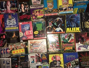 Vintage Unopened Non-Sport Wax Packs 7 pack Lot wDiscount + more u buy = older $ - Picture 1 of 12