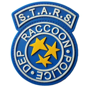 Resident Evil Raccoon City S.T.A.R.S. DEPÓSITO DE POLICÍA. PARCHE DE GOMA QUE BRILLA EN LA OSCURIDAD /02 - Imagen 1 de 8