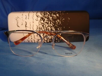 Nuevo marco de gafas Kensie para mujer positivo oro rosa 50-19-135 semi-sin montura 50 Foto 1 de 4