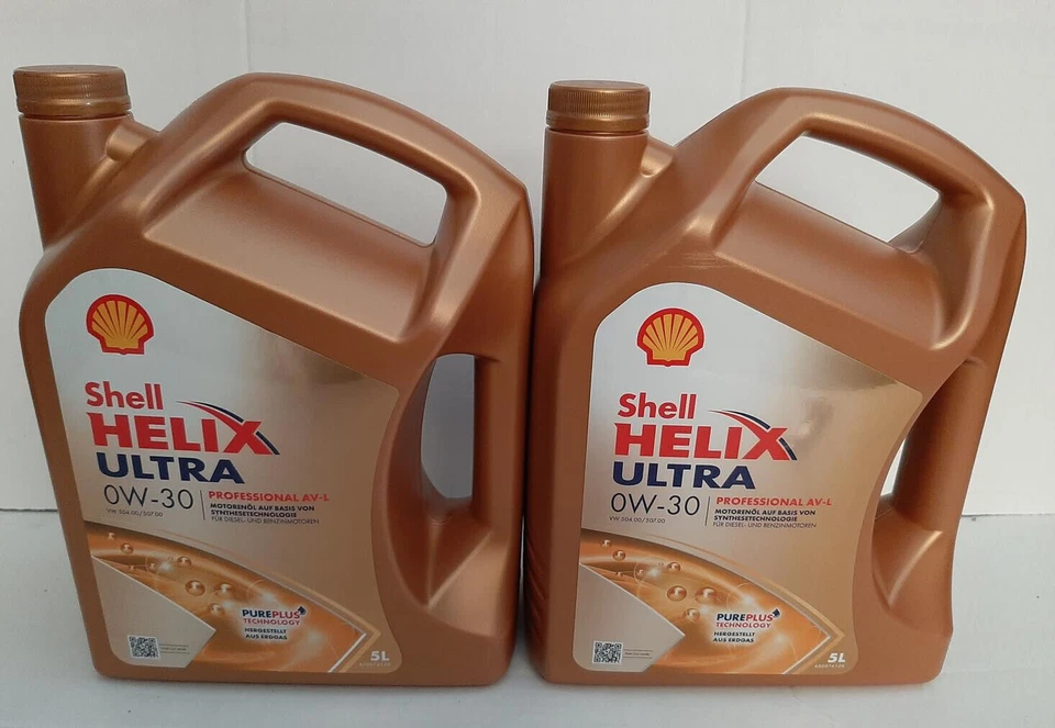 7,78€/l Shell Helix Ultra Prof AV-L 0W-30 10 L VW Longlife Motoröl 50400 50700 - Bild 1 von 1