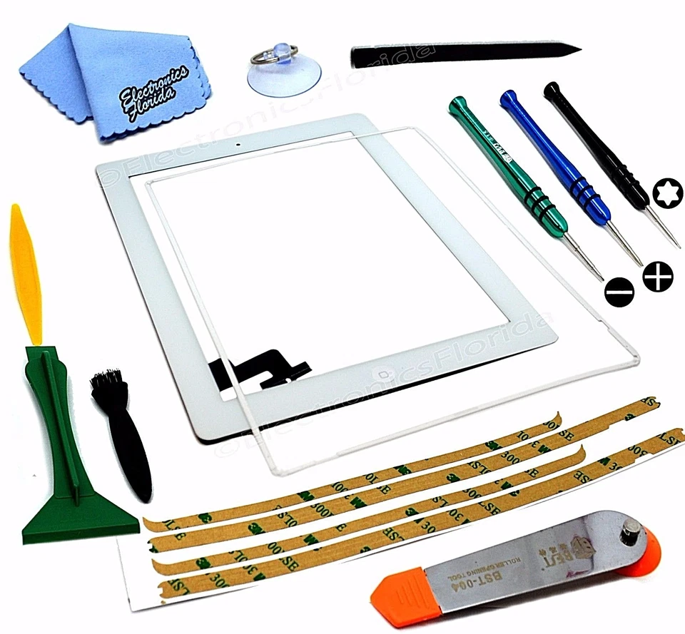 Para Apple iPad 2/3/4/ y Air Pantalla Táctil Digitalizador Repuesto Negro/Blanco Foto 1 de 1