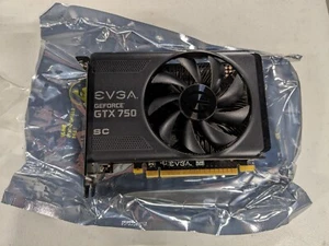 EVGA GeForce GTX 750 SC 2GB GDDR5 Graphics Card (01G-P4-2753-KR) USED - Picture 1 of 1