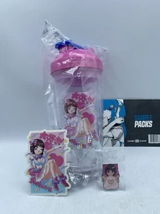 GamerSupps Waifu Creator Cup: Chibi “KAHO SHIBUYA” w/ Pin & Sticker & Samples! - Picture 1 of 8