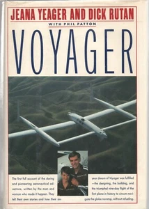 VOYAGER by JEANA YEAGER AND DICK RUTAN Alfred A Knopf 1987 1st HC Signed - Picture 1 of 1