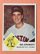 1963 Fleer #37 Bob Aspromonte NR-MINT Houston Colt 45’s FREE SHIPPING