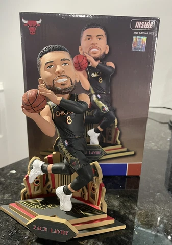 Zach Lavine Chicago Bulls Foco City Jersey Bobblehead NBA Numbered To 221 Cover