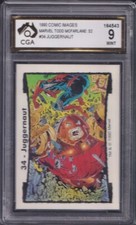 1990 Comic Images Todd McFarlane Series II #34 Juggernaut - CGA 9 MINT