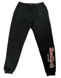 Hard Rock Cafe Las Vegas Men's Black Sweatpants Size Large - Picture 1 of 11