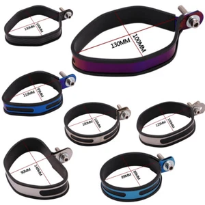 Motorcycle Exhaust Muffler Silencer Can Hanger Hanging Clamp Strap Mount Bracket - Picture 1 of 25