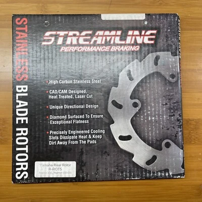 Streamline NEW Yamaha Warrior 350 1990-2003 Brake Disc R-ROT5 - Image 1 of 3