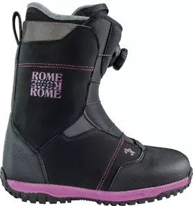 Rome SDS Stomp Mujer Boa Snowboard Botas 8.5 Negras - 66854 - Imagen 1 de 1