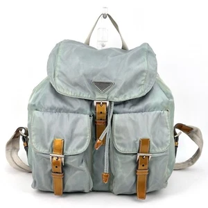 PRADA Backpack Nylon Light Blue Auth - Picture 1 of 23