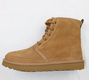 UGG NEUMEL HIGH Chestnut SUEDE SHEEPSKIN MEN'S LACE UP BOOTS SIZE 7/UK 6/EU 40 - Picture 1 of 13