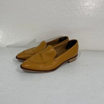 Mocasín Everlane The Modern Talla 9 Punta Punta Punta Miel Sin Cordones Planos Hecho en Italia Foto 1 de 4