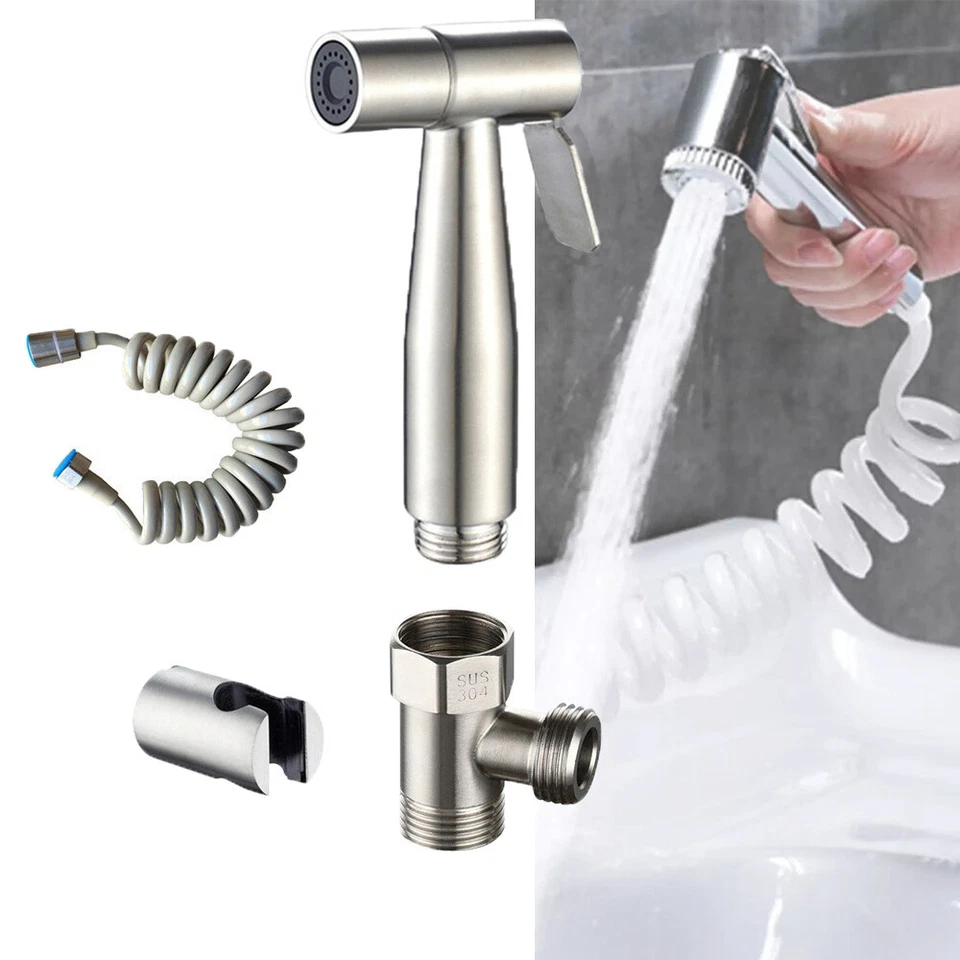 Rostfreier Stahl 304 Handlich Dusche Toilette Sprühen Shattaf Dusche Umsteller - Bild 1 von 4