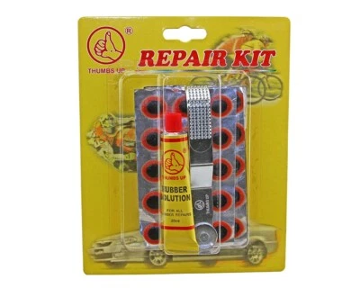BICYCLE BIKE Repair Tube Patches, 20ml , Tool, & 64 Total Patches Total #6017