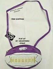 NCAA Kansas State University Wildcats Licensed Football Cross Body Bag/Purse NWT Cover