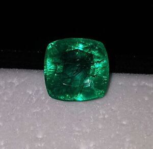 Natural Emerald Loose Gemstone Certified 18.92 Ct Pendent Ring GGL Transparent