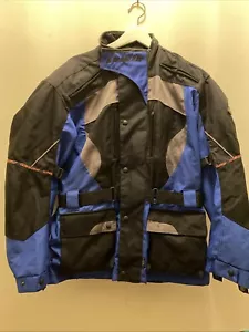 Lewis Textil Motorradjacke Gr. L blau/grau/schwarz - Bild 1 von 21