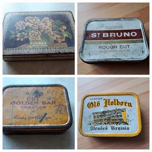 Vintage Tobacco & Chocolate Tins - Picture 1 of 13
