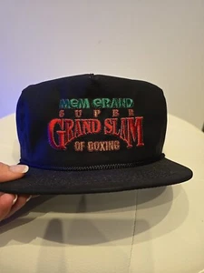 Vintage Hat 1994 MGM Super Grand Slam Boxing Don King DEADSTOCK CHAVEZ Las Vegas - Picture 1 of 5