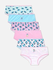 Lilo & Stitch Stitch Cotton Briefs Knickers Underwear 6 Pack Disney - Picture 1 of 5