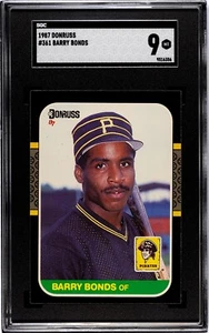 1987 Donruss - #361 Barry Bonds (RC) GRADED SGC 9 - Picture 1 of 1