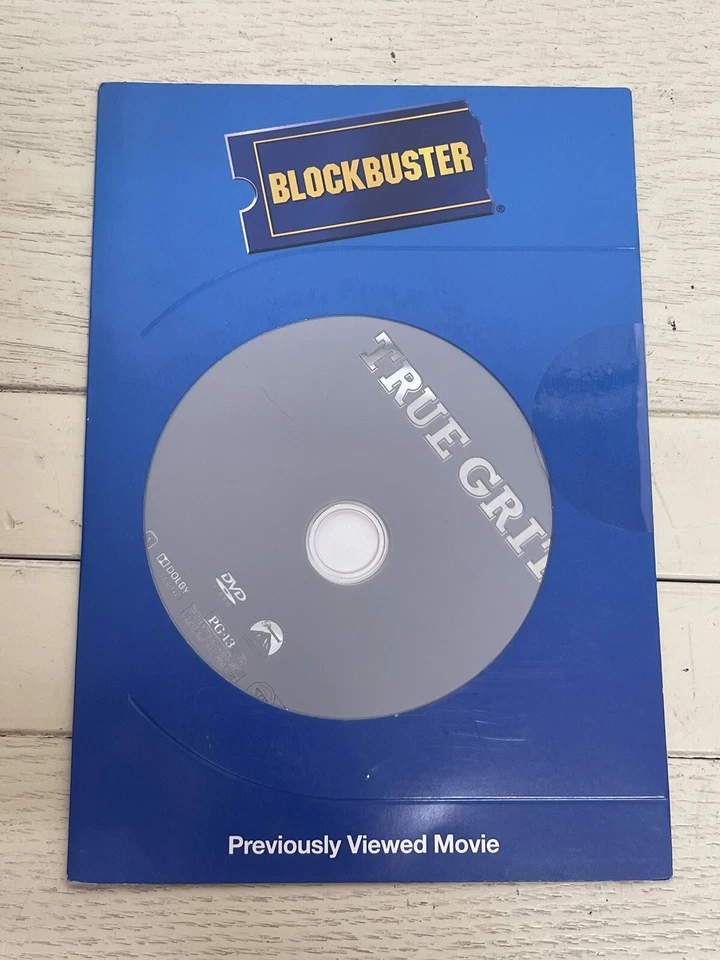 True Grit DVD Blockbuster Video Sleeve Memorabilia - Image 1 of 2