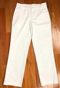 Nuevos pantalones deportivos Puma para mujer talla L (27x26) blancos de golf mezcla de poliéster nuevos sin etiquetas - Imagen 1 de 11