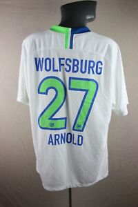 VFL Wolfsburg 2018 2019 Arnold Home Nike Football shirt trikot Size Mens XL 1503