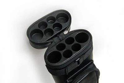 2x4 Hard Tube Billiard Case 2Butts 4Shafts Carry Pool Cue Stick Case - Cue Case