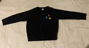 UNIQLO KAWS SESAME STREET Elmo Cookie Monster Big Bird Head Sweatshirt Kids 7-8 - Picture 1 of 6