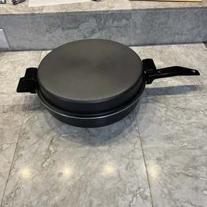 West Bend Miracle Maid 12" Pfanne mit Deckel eloxiertes Aluminium grau - Bild 1 von 7