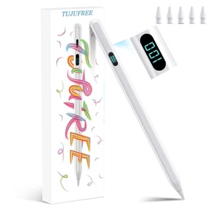 iPad Pencil mit magnetischen & 5 zusätzlichen Spitzen, USB-C schnelleres Laden, Stylus Pen kompatibel... - Bild 1 von 6
