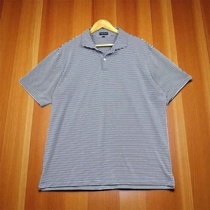 Peter Millar Crown Craft Herren 2XL gestreiftes Golf Poloshirt Hyatt Logo mehrfarbig - Bild 1 von 14