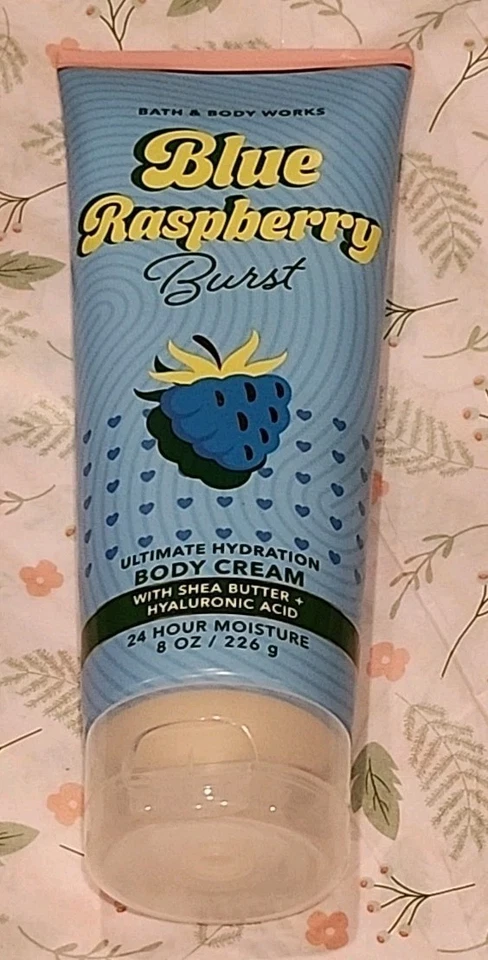 Bath & Body Works - "BLUE RASPBERRY BURST" - Ultimate Hydration Body Cream - 8oz - Image 1 of 1