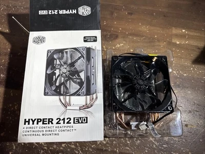 New Cooler Master Hyper 212 EVO RR-212E-20PK-R2 CPU Cooler 120MM pwm Fan  - Image 1 of 2