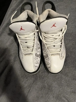 Кроссовки мужские Air Jordan Dub Zero размер 16 белые цементные - Изображение 1 из 4