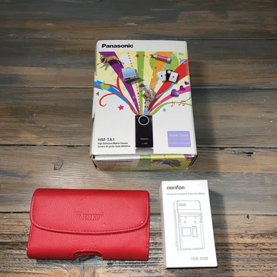 Panasonic HM-TA1 Camcorder -  Black With Case And Charger - Image 1 of 4