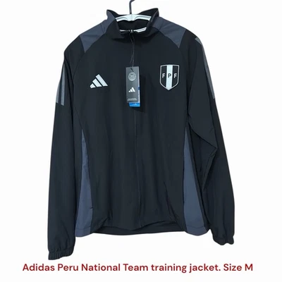Chaqueta de entrenamiento Adidas Selección Perú. Talla M Foto 1 de 2