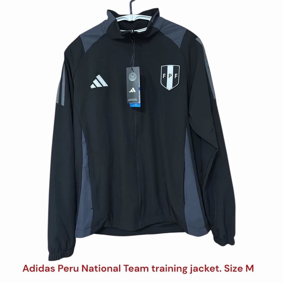 Chaqueta de entrenamiento Adidas Selección Perú. Talla M Foto 1 de 2