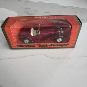 Matchbox Models Of Yesteryear Y-3 1934 Riley MPH Diecast Model Car - Picture 1 of 7