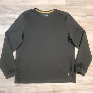 Suéter Rhone Quantum Cuello Redondo Para Hombre Grande Negro Elástico Tejido Informal  - Imagen 1 de 10