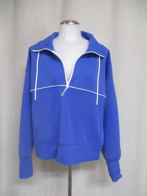 OLD NAVY Royal Blue Active Dynamic Fleece 1/4 Zip Pullover sweatshirt top sz XL - Image 1 of 4