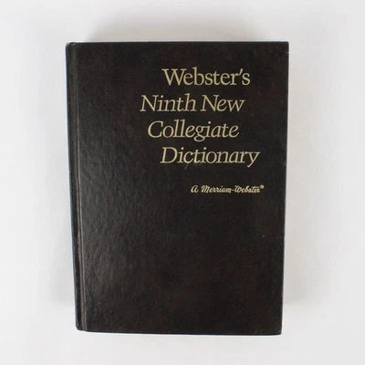 Webster's Ninth New Collegiate Dictionary 1988 Hardcover - Image 1 of 4