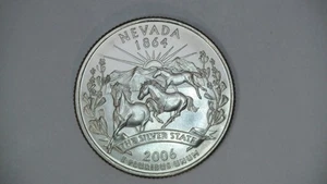 2006 P Nevada State Quarter Satin Finish BU Uncirculated *Free Shipping* - Picture 1 of 2