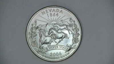 2006 P Nevada State Quarter Satin Finish BU Uncirculated *Free Shipping* - Image 1 of 2